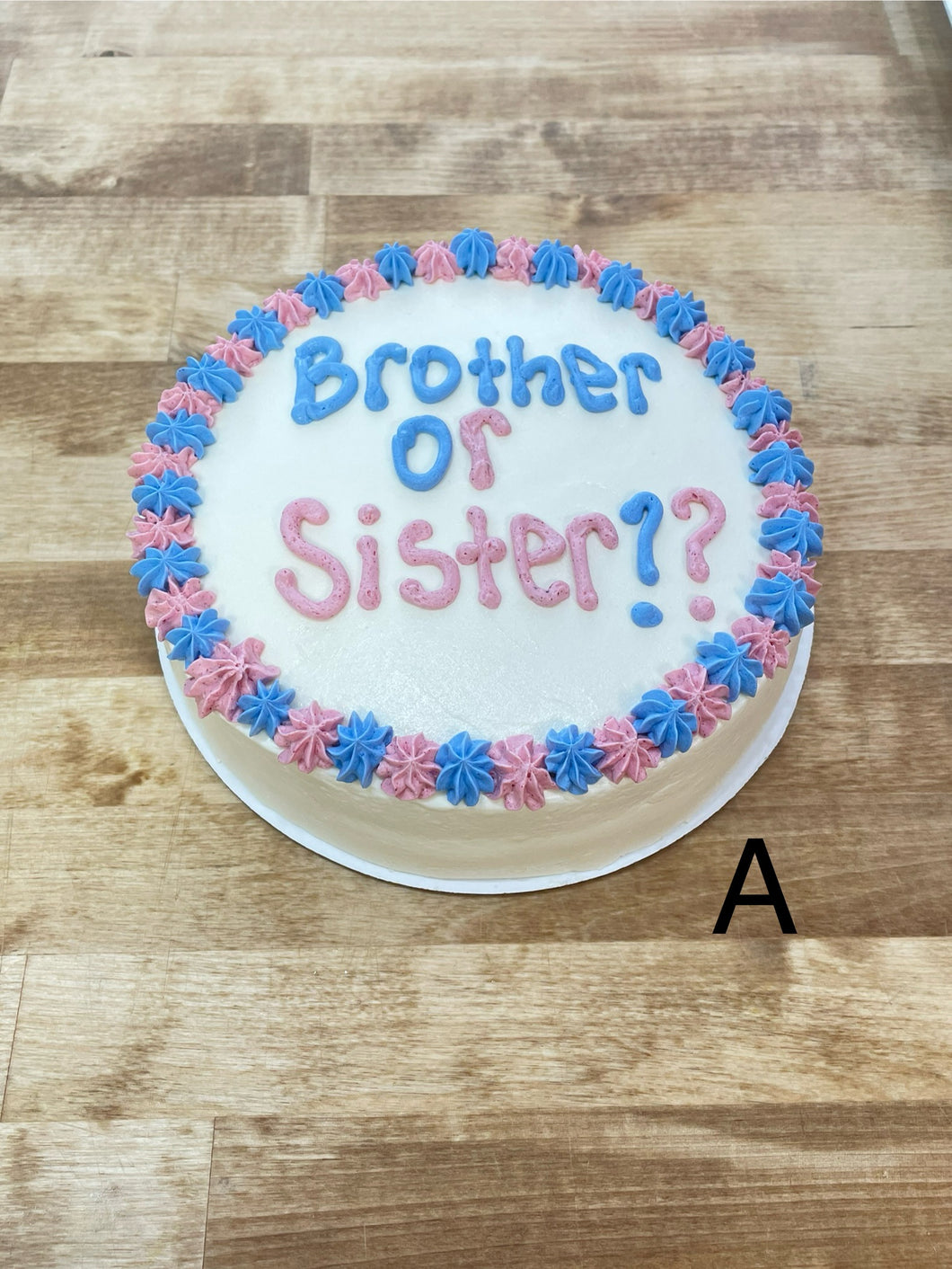 Gender Reveal Cake