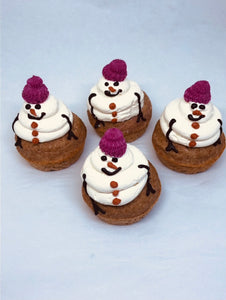 Snowman Pupcake